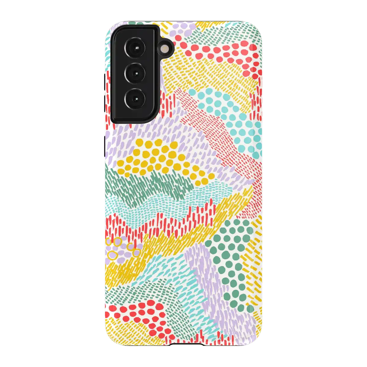 Color Me Happy | Pattern Colorblock Case