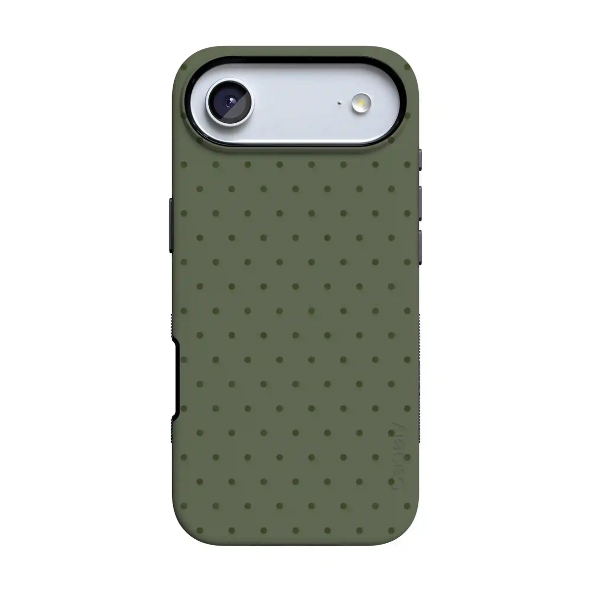 On the Dot | Olive Green Polka Dot Case