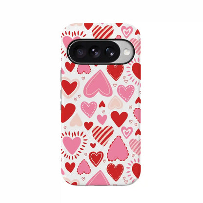 Love Struck | Heart Stickers Case