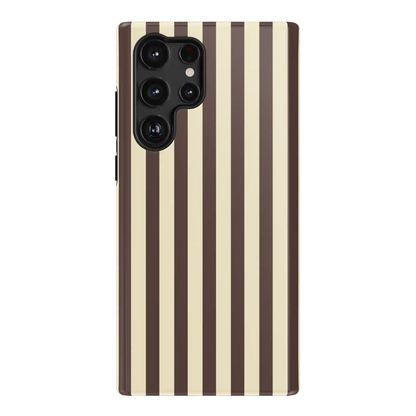 S'more Stripes | Brown Striped Case