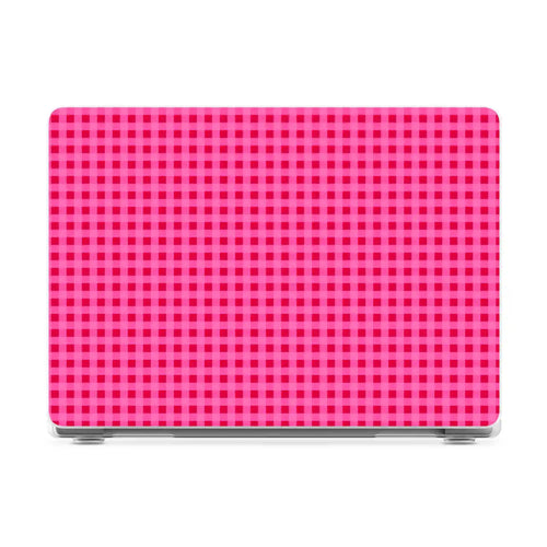 Sweet Jam | Hot Pink Gingham Laptop Shell