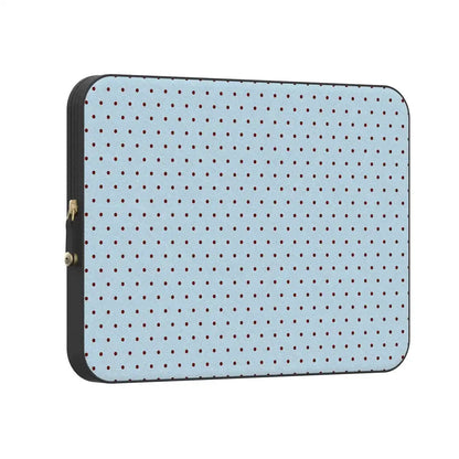 On the Dot | Blue Polka Dot Laptop Case