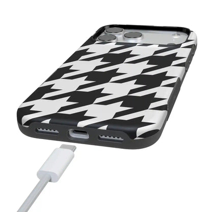 Houndstooth | High Contrast Design Case