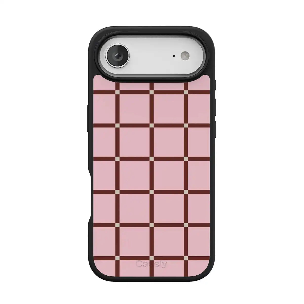Uptown Gridlock | Pink Checkerboard Case