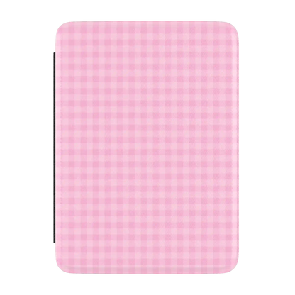 Sweet Jam | Light Pink Gingham Kindle Case