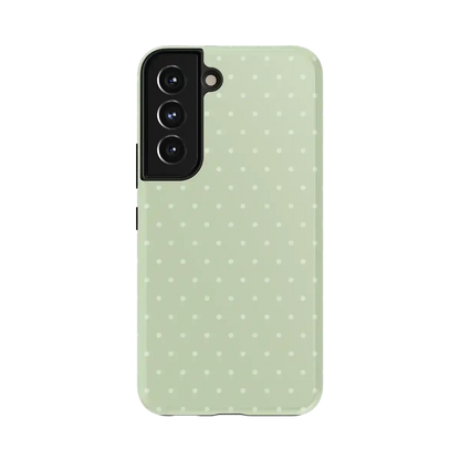 On the Dot | Green Polka Dot Case