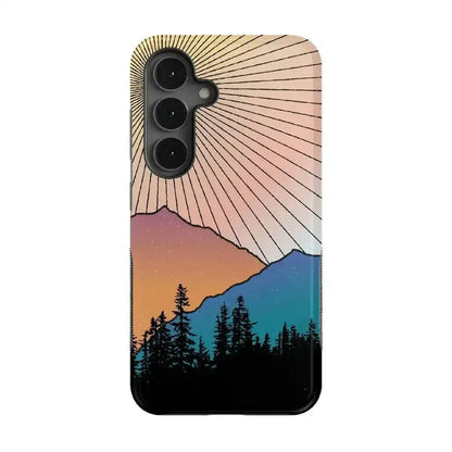Golden Hour | Mountain Sunset Samsung Case