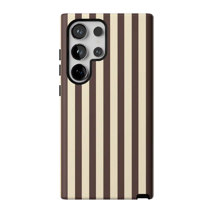 S'more Stripes | Brown Striped Case