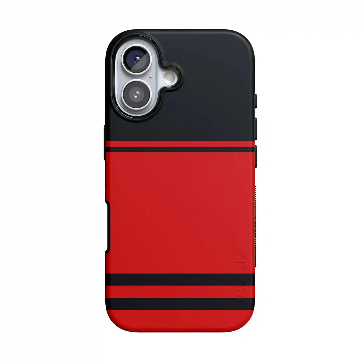 Storm Warning | Black & Red Stripes Case