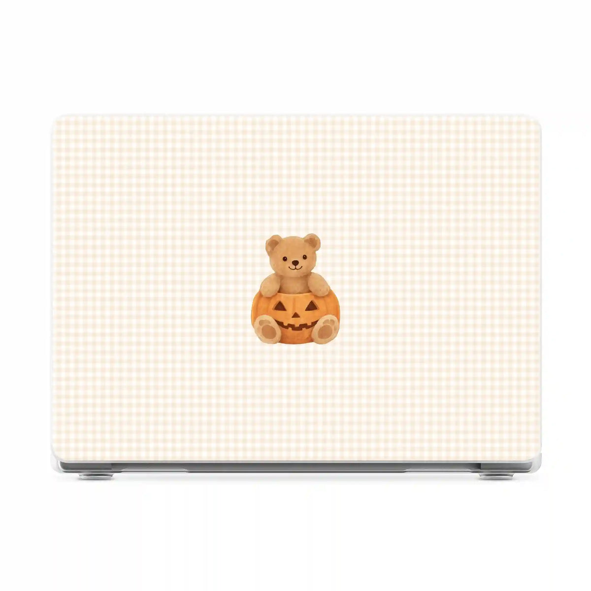Teddy Boo | Gingham Bear Laptop Shell