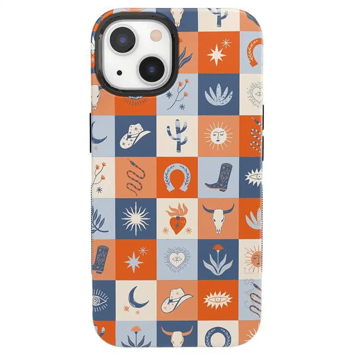 Dirt Road Chic | Western Squares Case