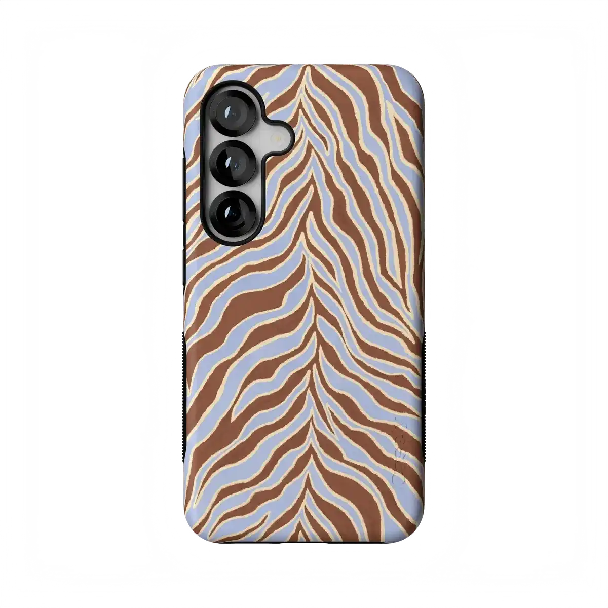 Untamed | Brown & Blue Zebra Case