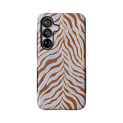 Untamed | Brown & Blue Zebra Case