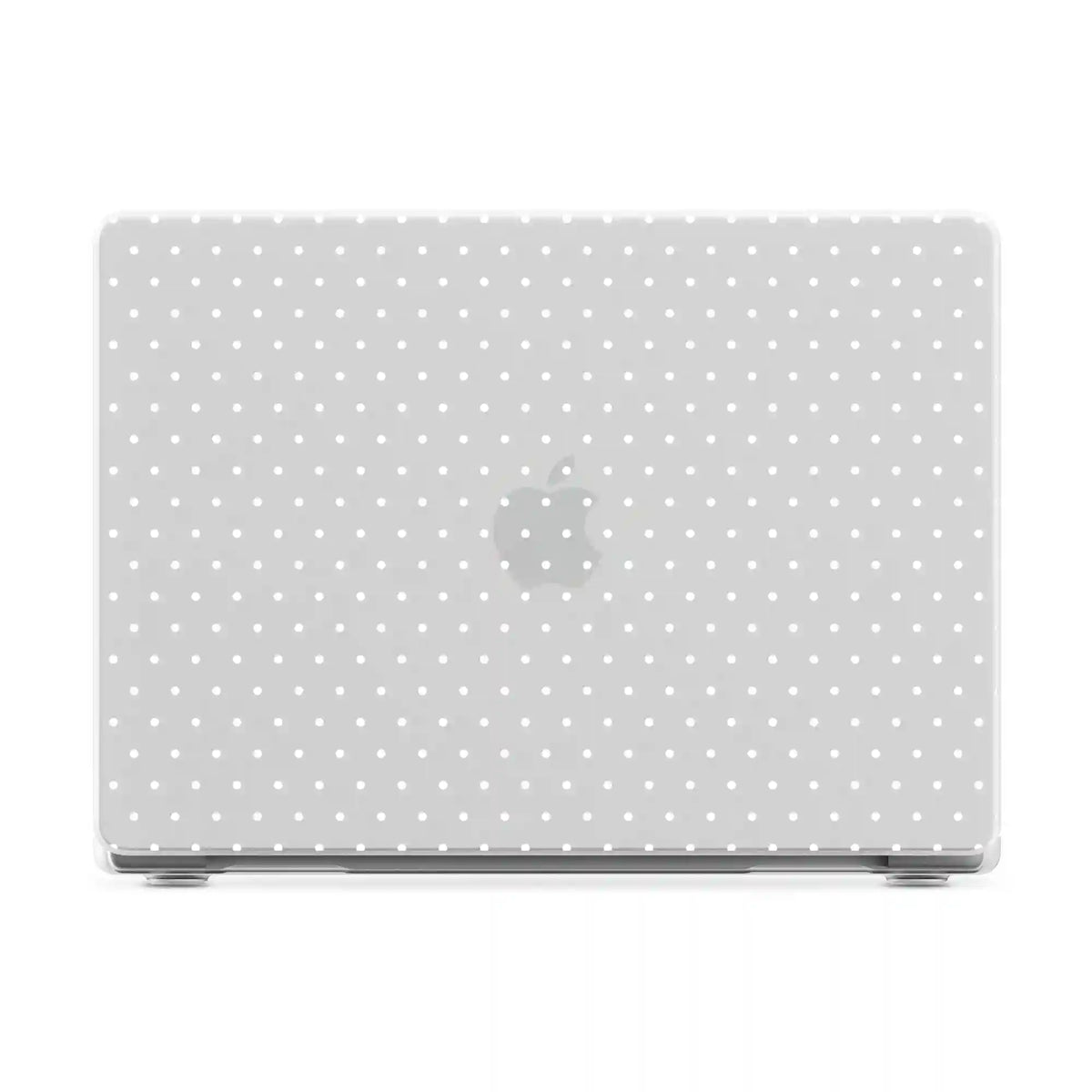On the Dot | White Polka Dot Laptop Shell