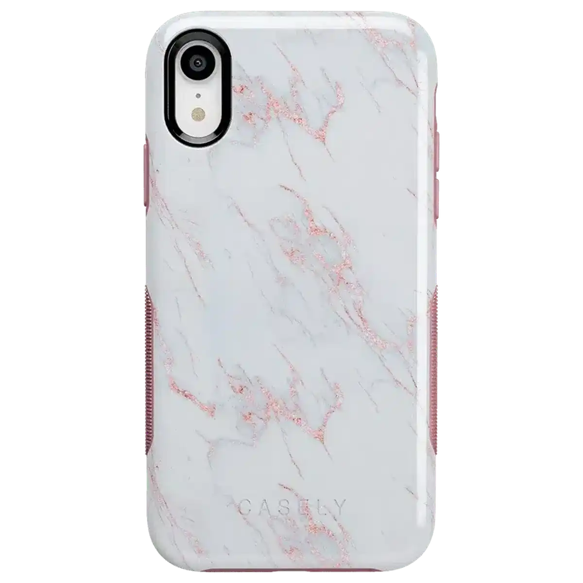 Subtle Blush | White and Pink Marble Case