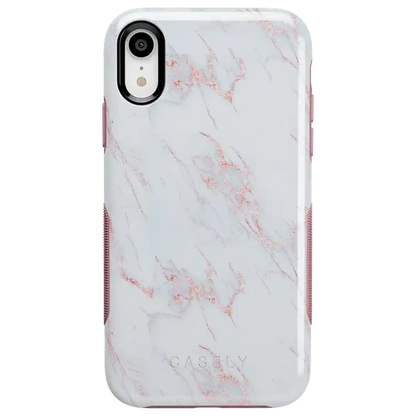 Subtle Blush | White and Pink Marble Case