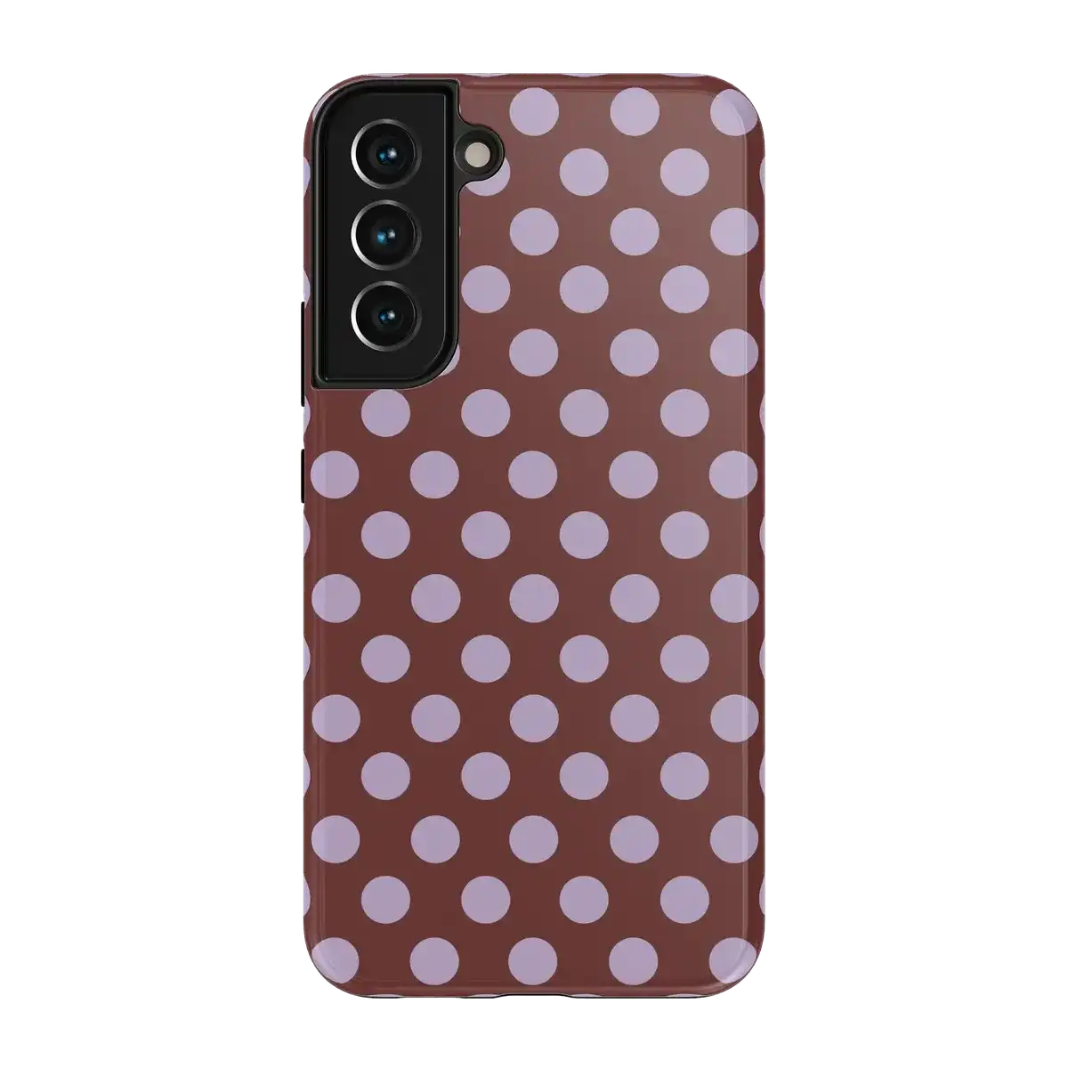 Spotted in SoHo | Burgundy Polka Dot Case