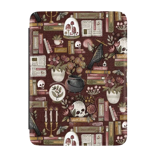 Gothic Noir | Spooky Bookshelf Kindle Case