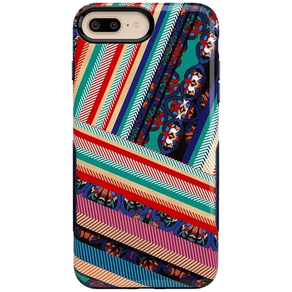 Wearing Layers | Layered Patchwork iPhone Case
