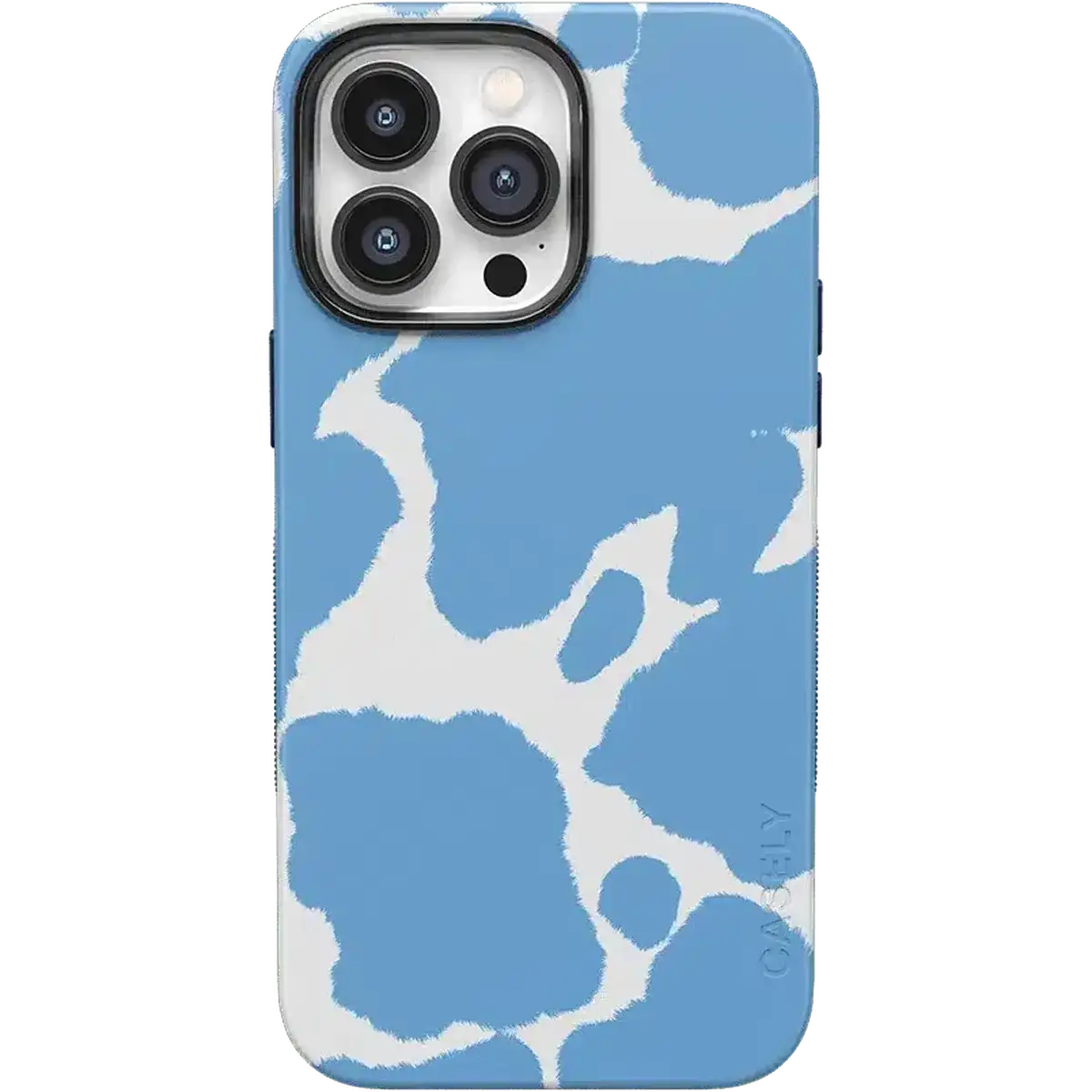 Current MOOd | Light Blue Cow Print Case