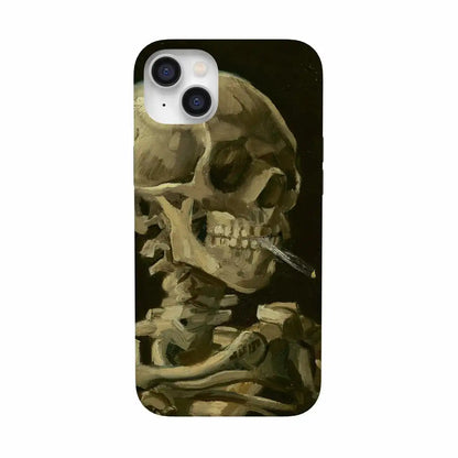 Van Gogh | Head of a Skeleton with a Burning Cigarette Phone Case