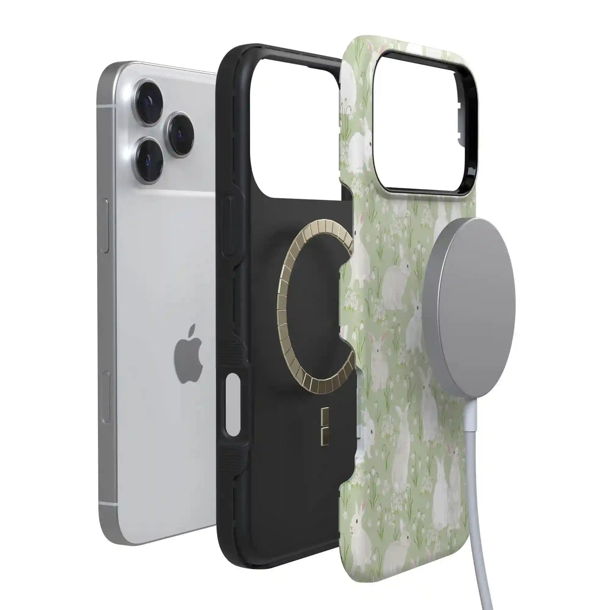 Hop to it | Green Bunny Case