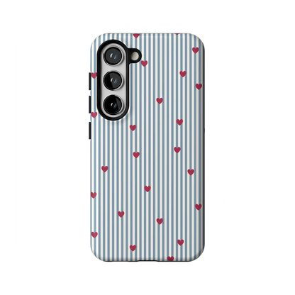 Love Lines | Blue Stripes Case