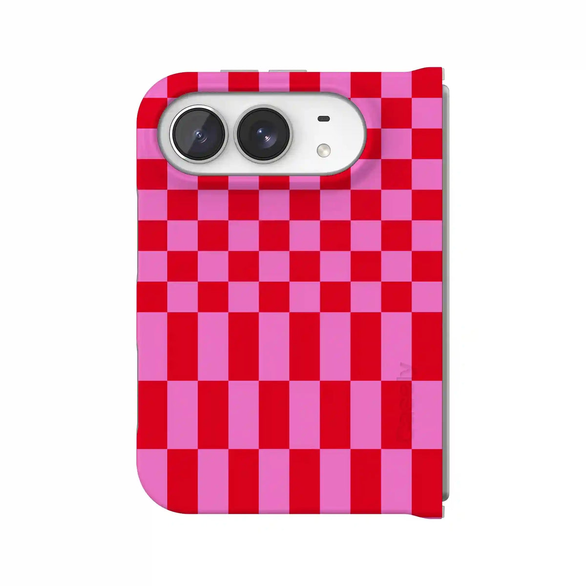 Vibe Check | Pink Checkerboard Case