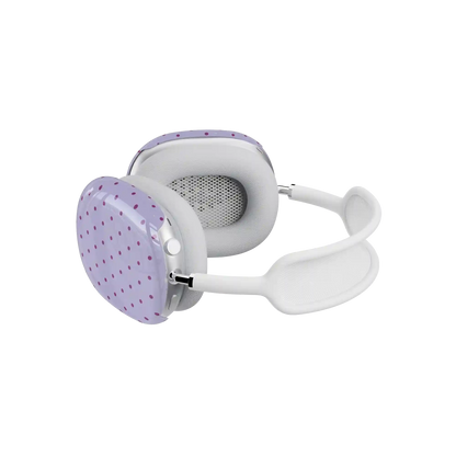 On the Dot | Purple & Plum Polka Dot AirPods Max Case