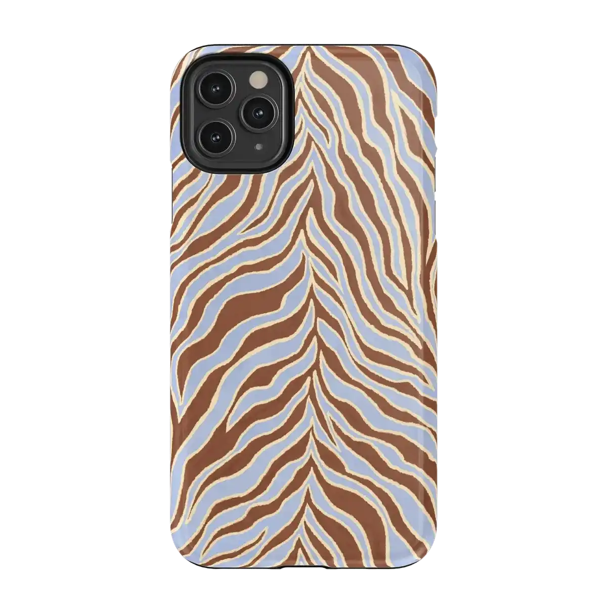 Untamed | Brown & Blue Zebra Case