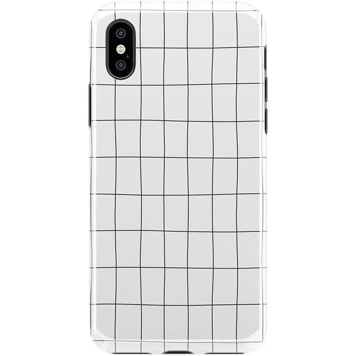 Off the Grid | White & Black Lined Case