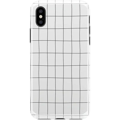 Off the Grid | White & Black Lined Case