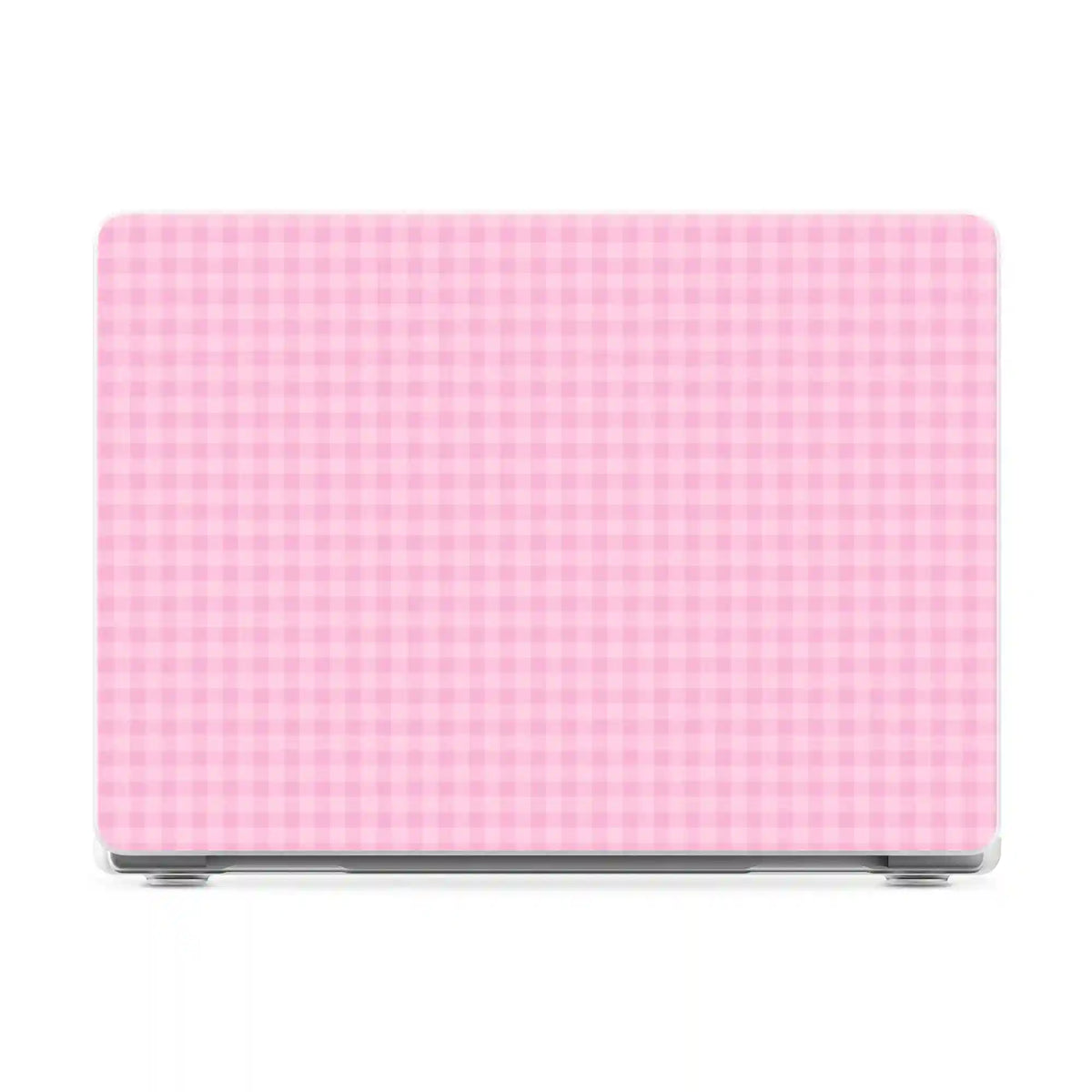 Sweet Jam | Light Pink Gingham Laptop Shell