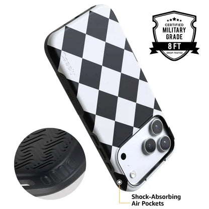 Black Checkerboard | High Contrast Design Case