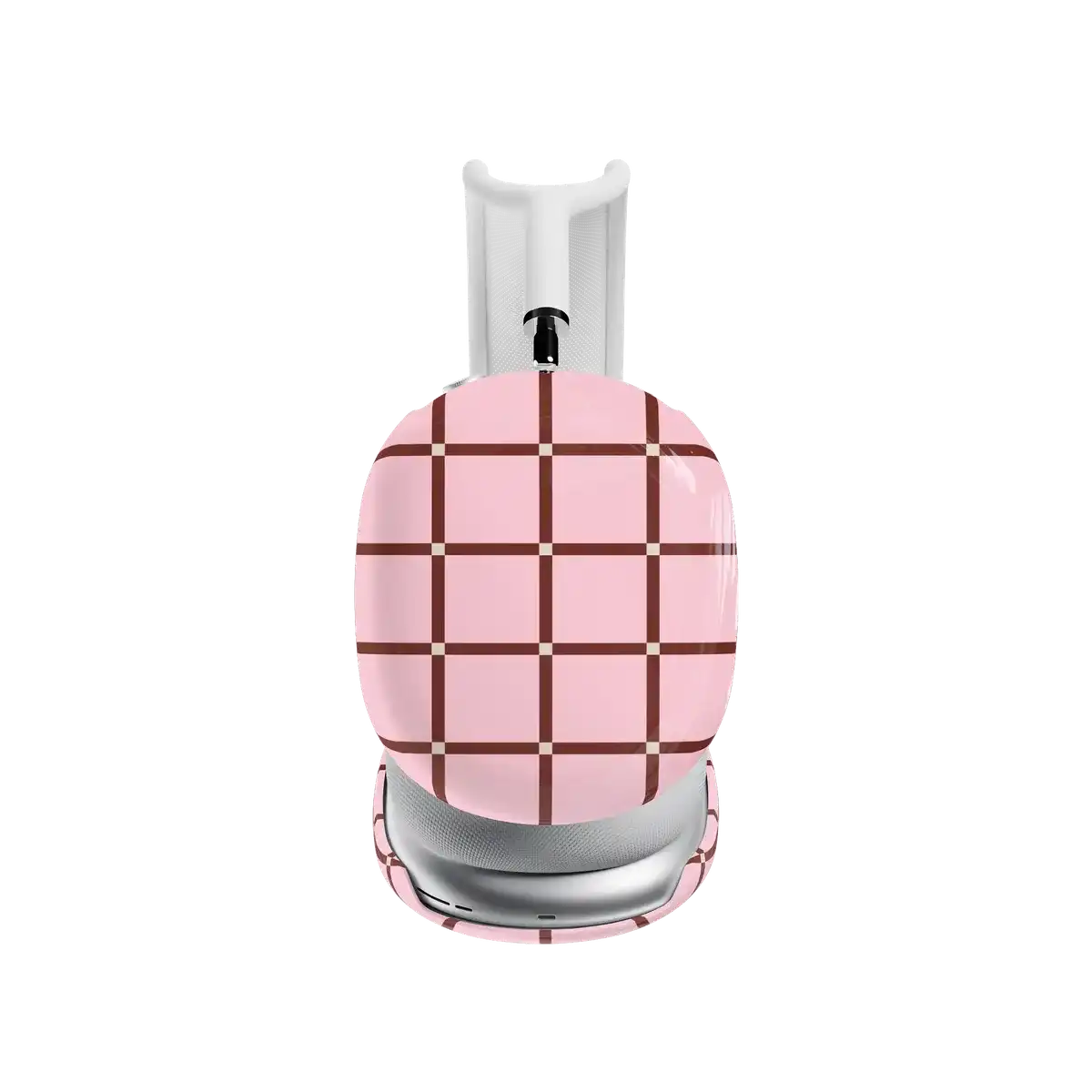 Uptown Gridlock | Pink Checkerboard AirPods Max Case