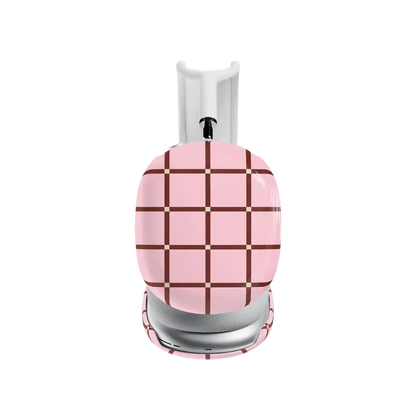 Uptown Gridlock | Pink Checkerboard AirPods Max Case