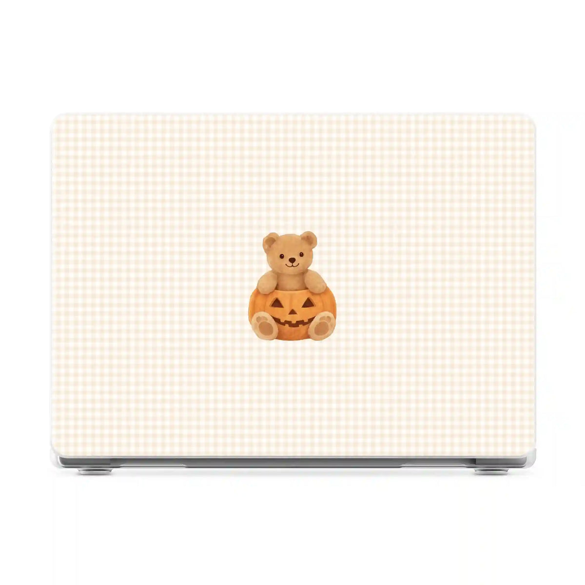 Teddy Boo | Gingham Bear Laptop Shell