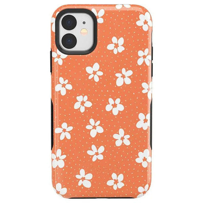 Flower My World | Burnt Orange Floral Case