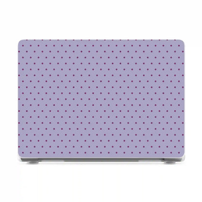 On the Dot | Purple & Plum Polka Dot Laptop Shell