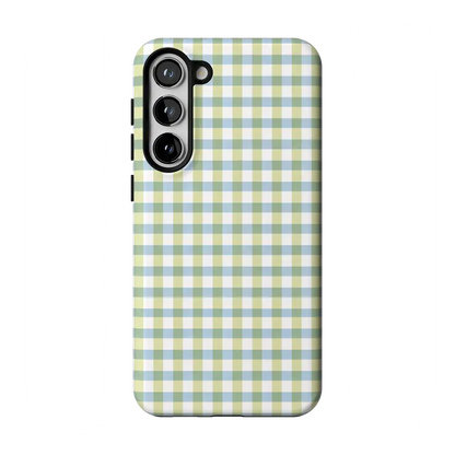 Pastel Picnic | Blue & Green Gingham Case