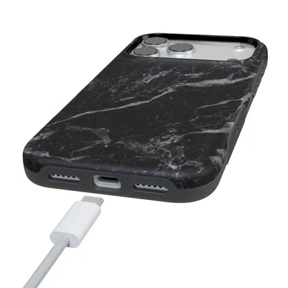 Black Pearl | Classic Black Marble Case