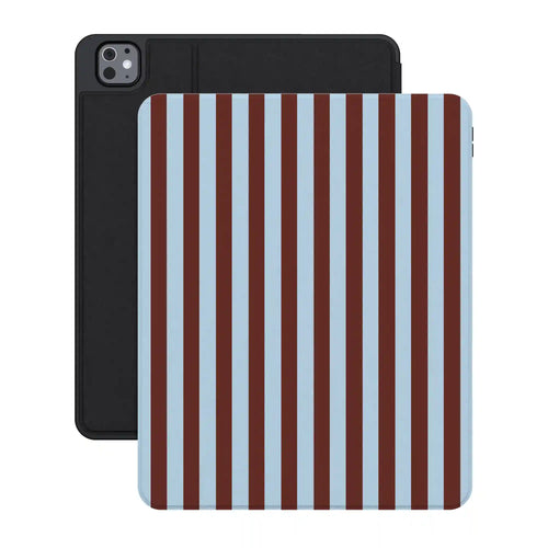 Sunday in Brooklyn | Blue Stripes iPad Case