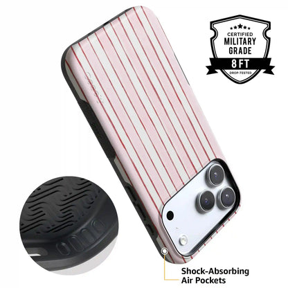Pretty in Pastel | Blush Stripes Case