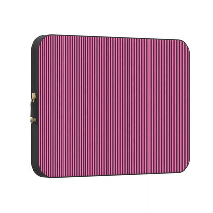 Stripes and the City | Pink & Purple Pinstripe Laptop Case