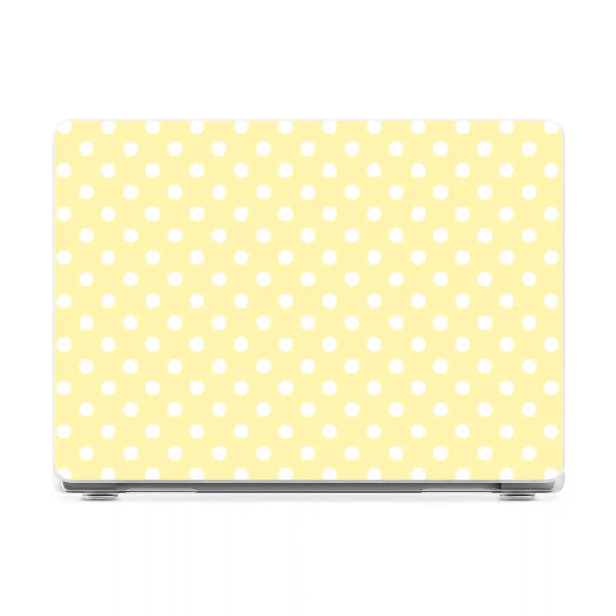 Spotted in SoHo | Yellow Polka Dot Laptop Shell