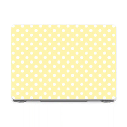 Spotted in SoHo | Yellow Polka Dot Laptop Shell