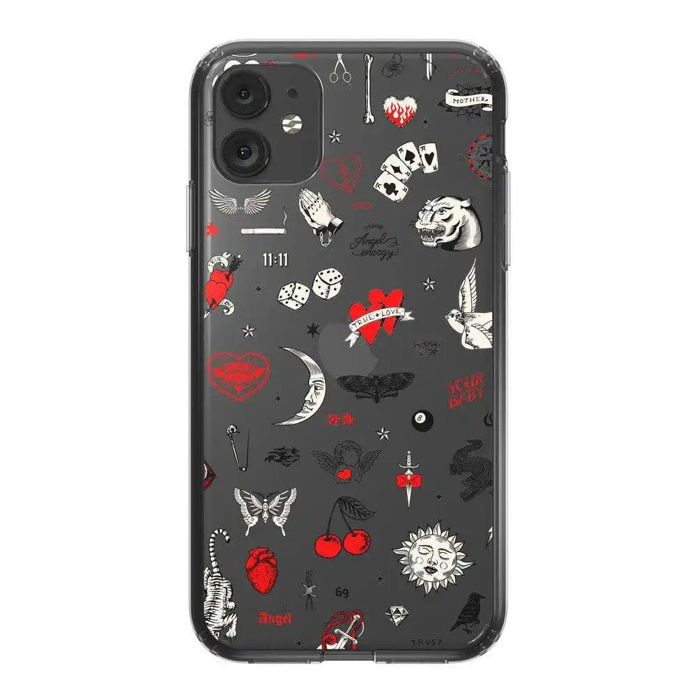 Not a Phase | Clear Flash Tattoo Case