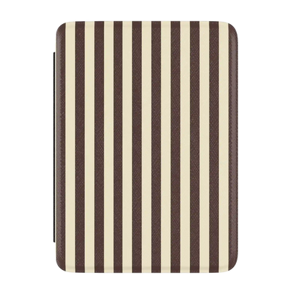 S'more Stripes | Brown Striped Kindle Case