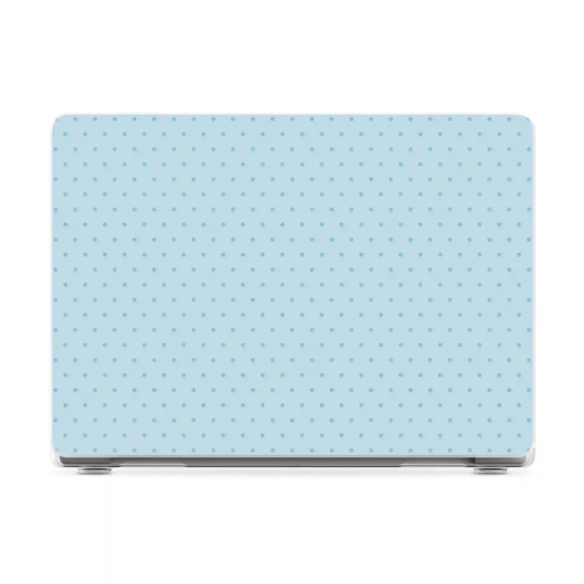 On the Dot | Blue Monochrome Polka Dot Laptop Shell