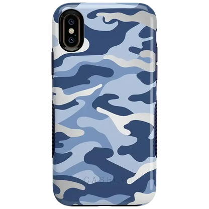 In Formation | Metallic Blue Camo Case